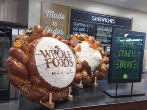whole foods bread sign