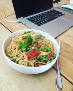 pasta primavera in a bowl