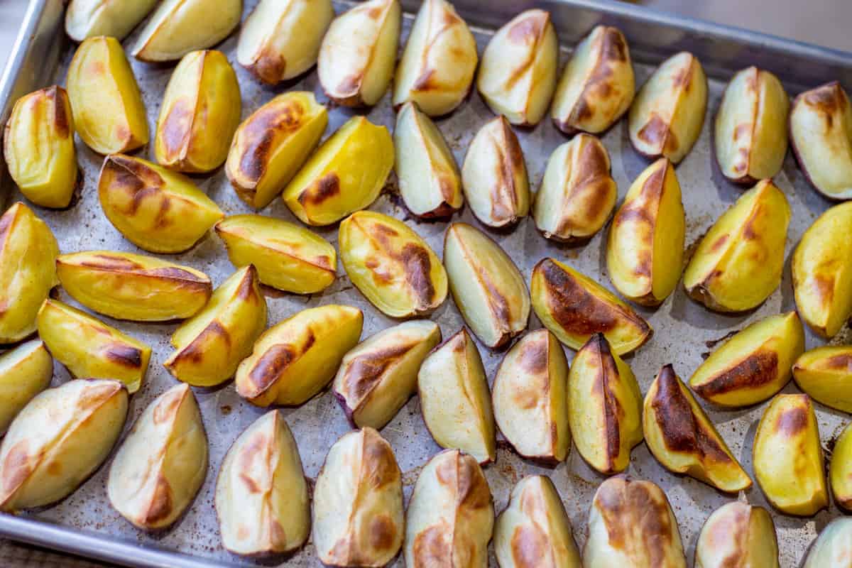 Oil Free Roasted Potato Wedges Very Veganish