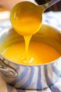pouring from ladle