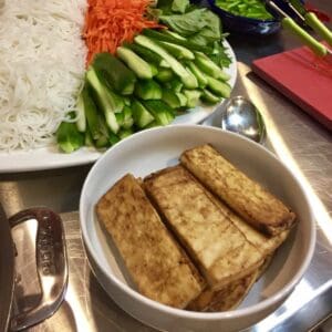 garlic ginger lime baked tofu by Very Veganish