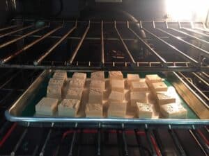 tofu in oven