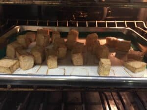 baked tofu in oven