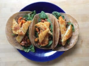 tacos on a plate