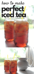 iced tea in jars
