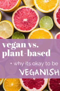 vegan vs veganish