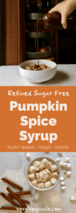 pumpkin spice syrup and pumpkin drinks