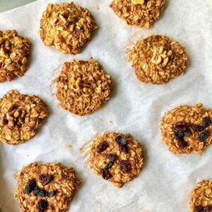 cookies on tray