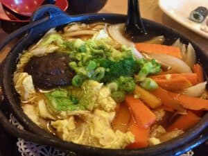 udon noodle soup in a bowl