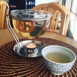 tea in fancy kettle