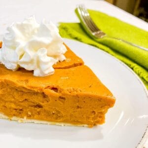 a slice on plate