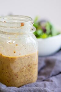 mason jar half filled
