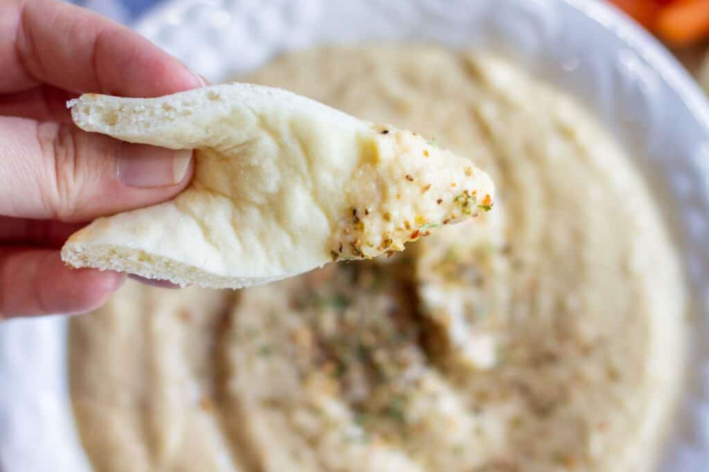 dip on pita