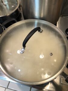 cover pot and cook