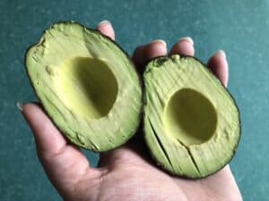 sliced avocado