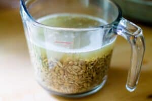 soaking seeds