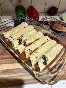 step 6 - continue until pan is filled