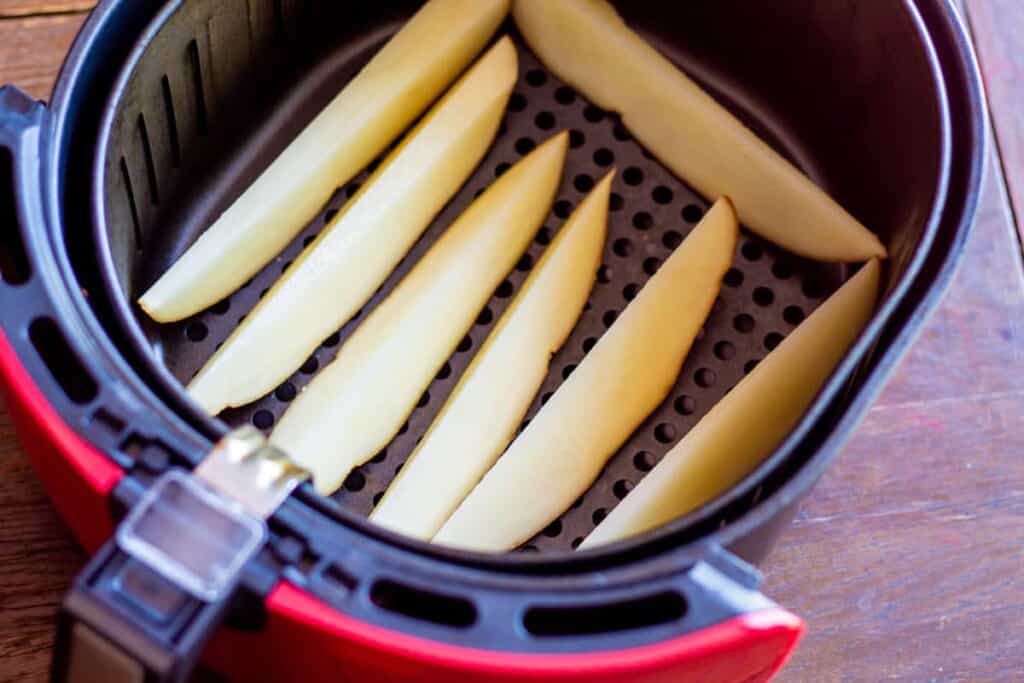 before shot potatoes in air fryer