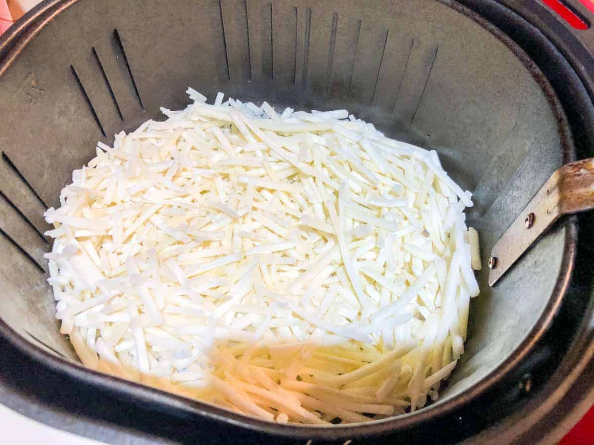 Air Fryer Shredded Hash Browns - Healthful Blondie