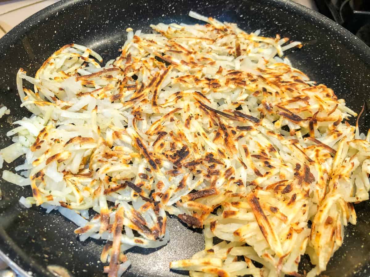 Oil-Free Hash Browns Recipe (1 ingredient, 3 steps!)