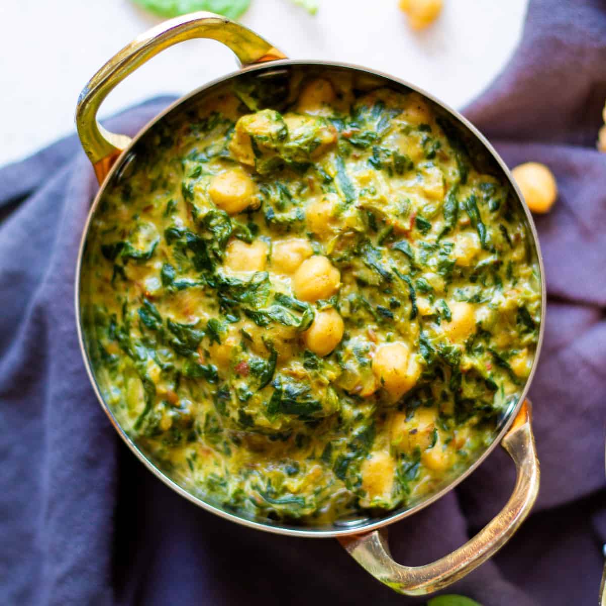 Desi saag! Enjoy ❤️ #desisaag #spinach #curry #indianfood