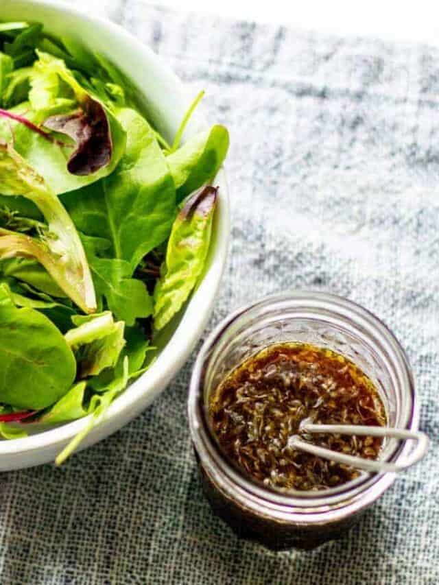 Maple Lime Balsamic Oil-free Salad Dressing Story