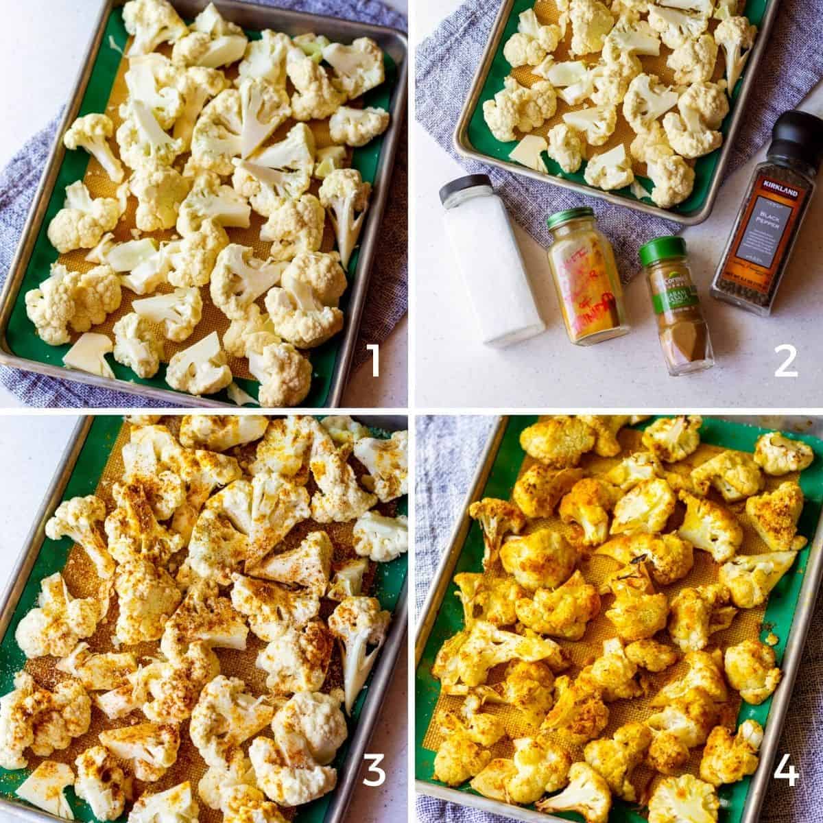 Curry Roasted Cauliflower Meal Prep - SO VEGAN