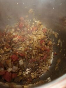 Process Shot - Vegan Saag Paneer - Instant Pot Indian Spiced Creamy Spinach 5
