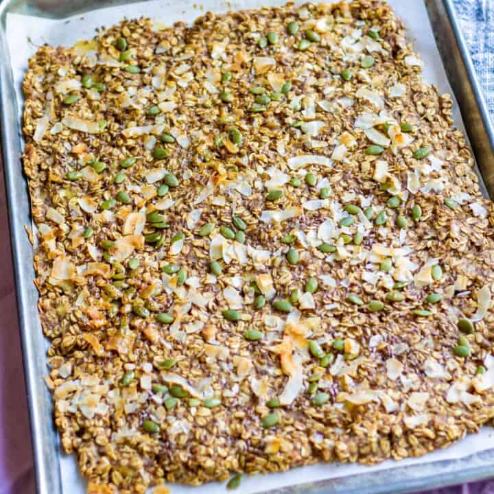 Healthy Banana Oatmeal Bars (5 ingredients, no flour, no egg, sugar