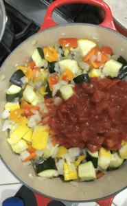 Process Mediterranean Chickpea Stew Instant Pot vegan vegetarian recipe 4