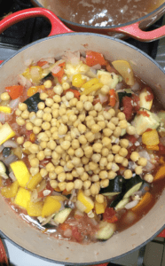 Process Mediterranean Chickpea Stew Instant Pot vegan vegetarian recipe 5