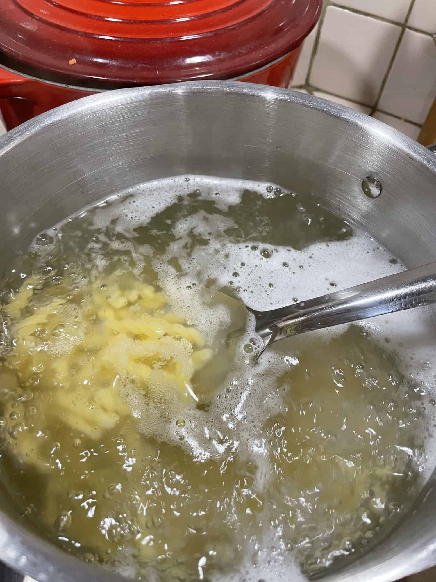 Step 1 boil pasta