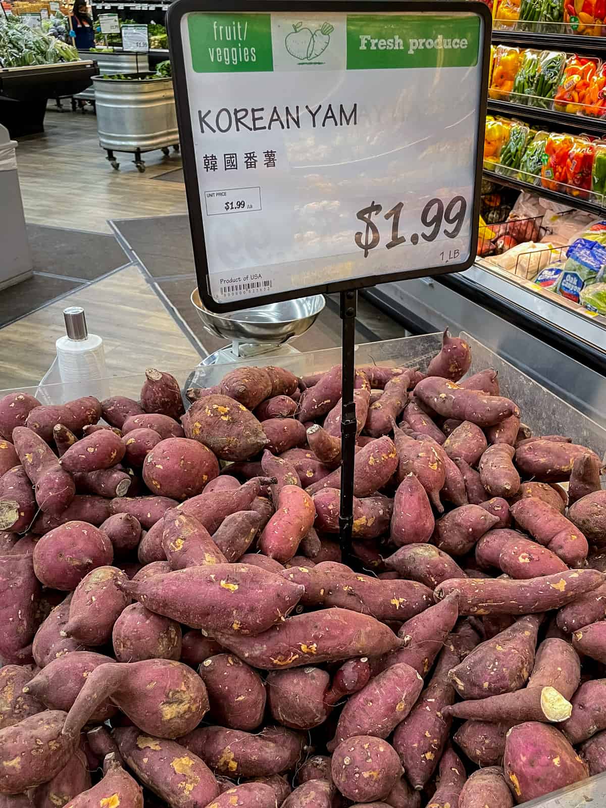 Korean yams at H-mart