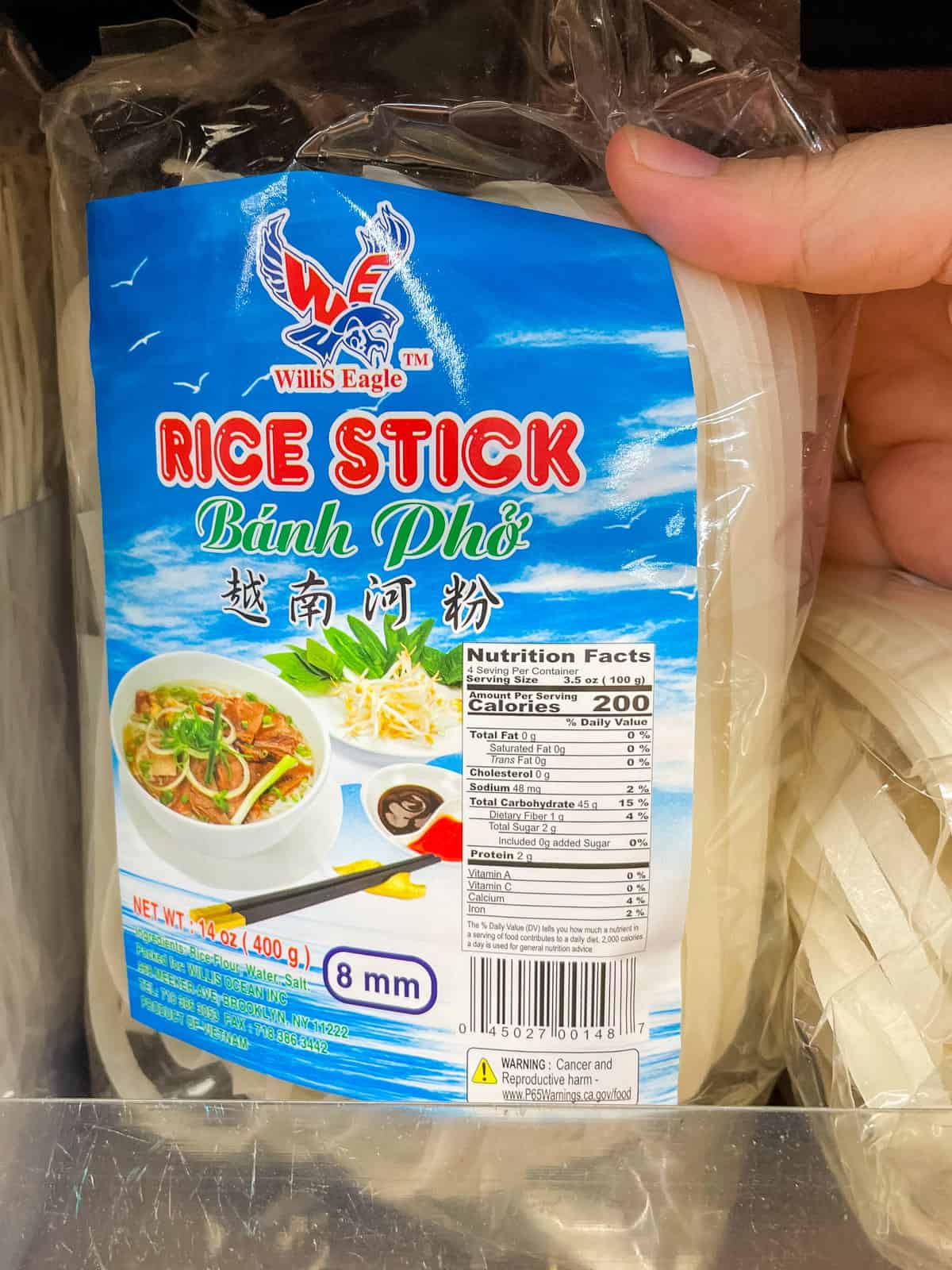 rice noodles at H-mart