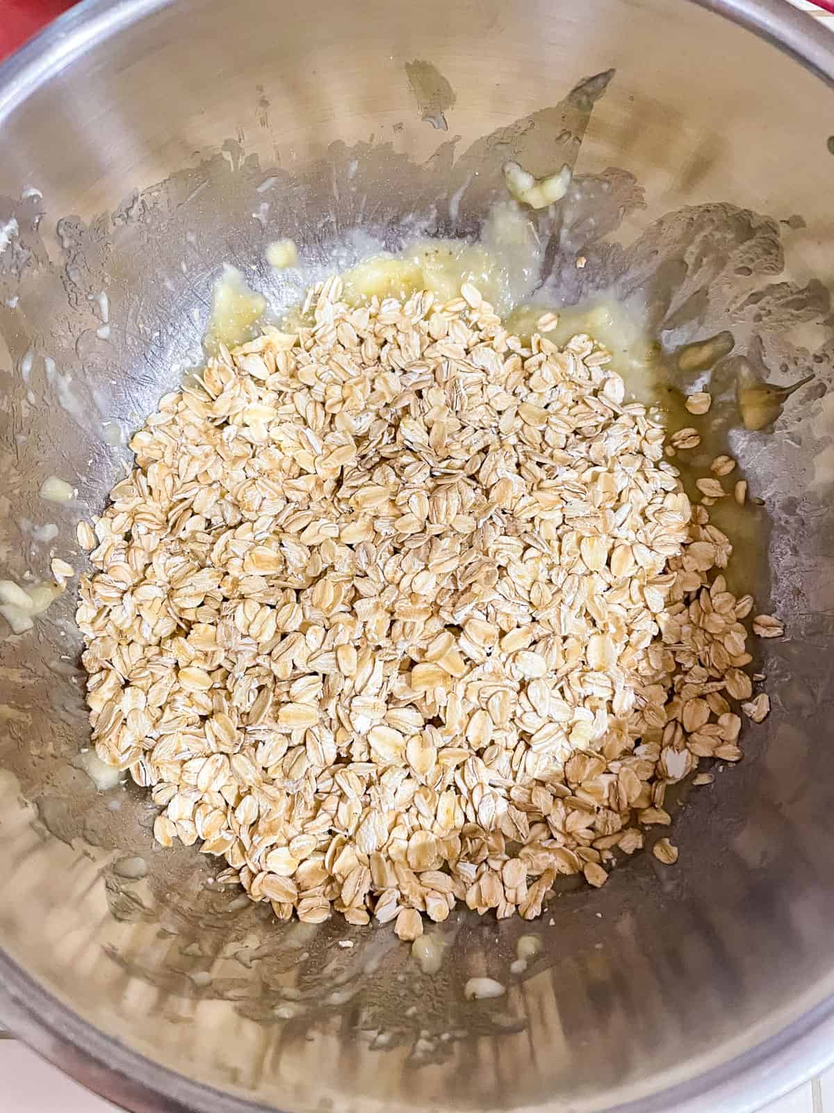 Process step 2 add oats