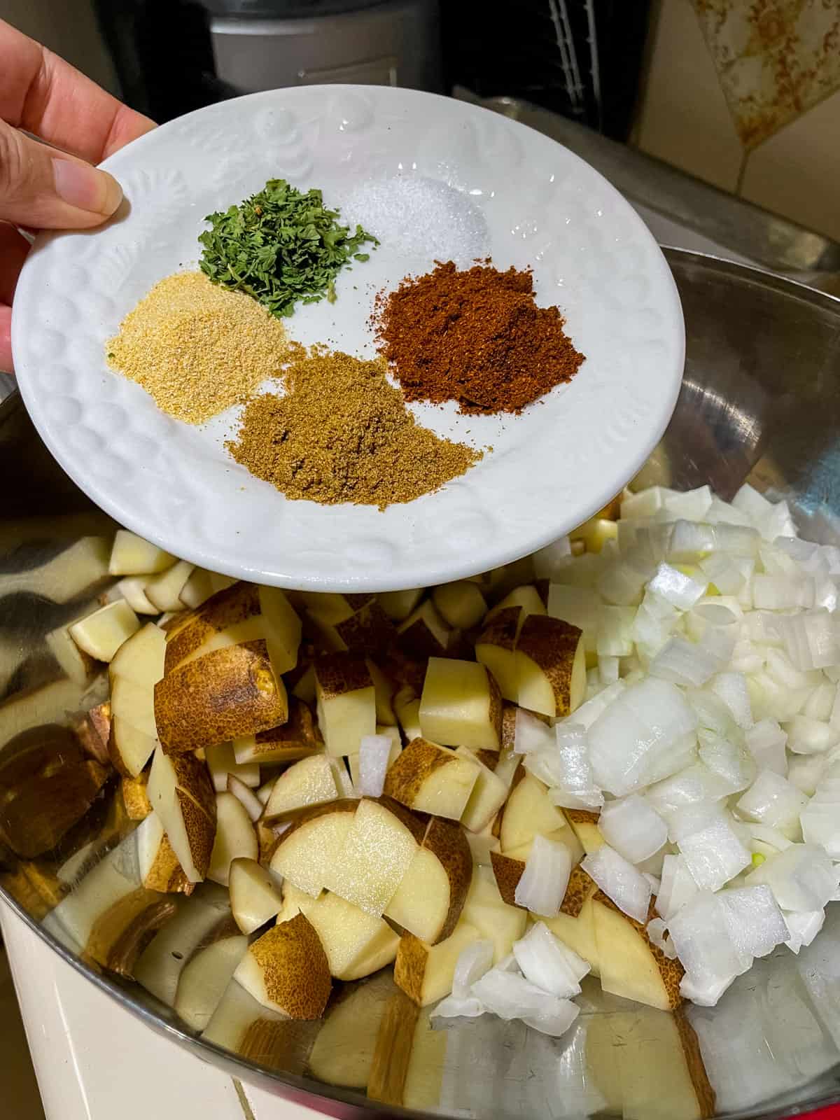 Process step 2 add spices