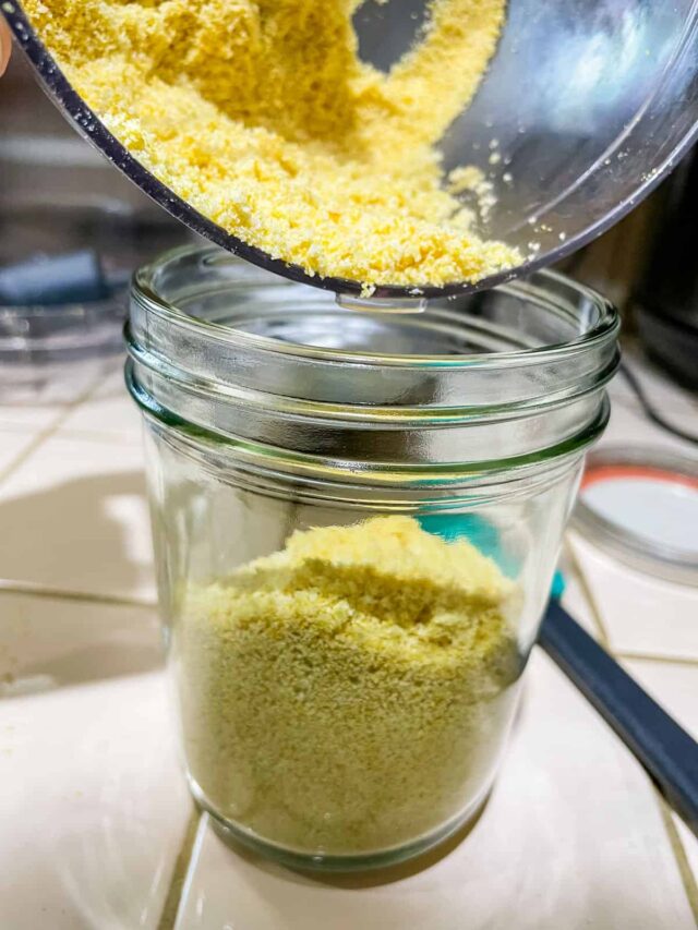 Easy Vegan Parmesan Cheese Substitute with Almond Flour Very Veganish