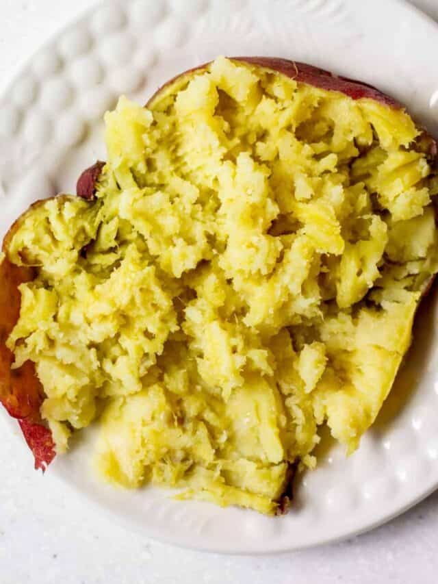 Instant Pot Steamed Japanese Sweet Potatoes Story