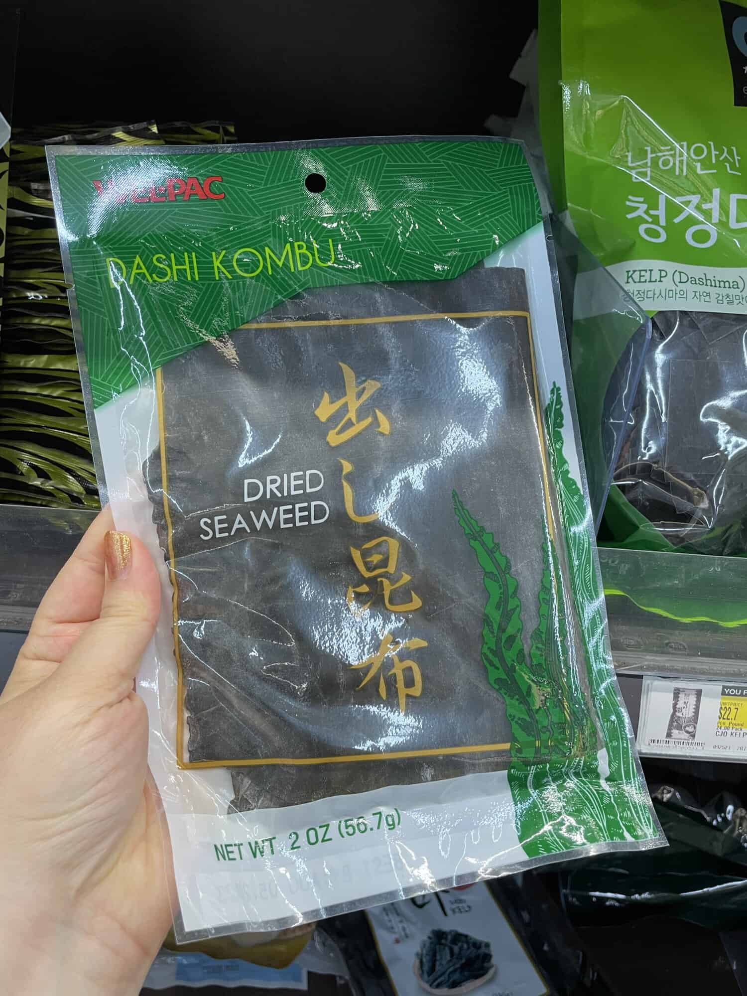 Wel-pac Dashi Kombu Dried Seaweed at H Mart