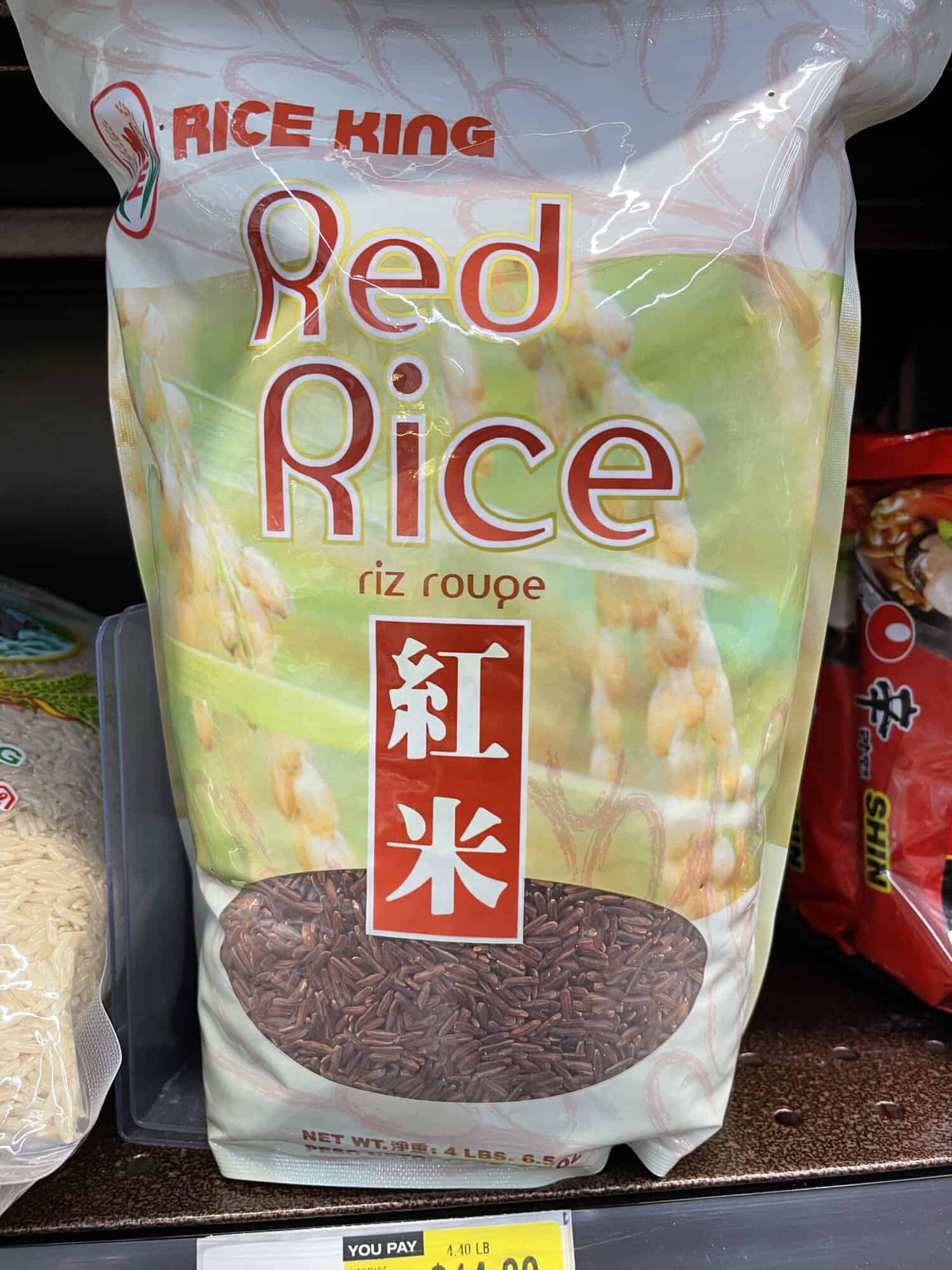 Bag of Rice King Red Rice at H mart