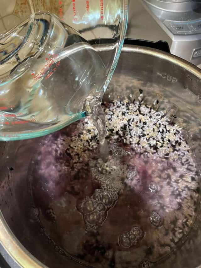 Instant Purple Rice Multigrain Purple Sushi Rice (Instant Pot) - Very Veganish
