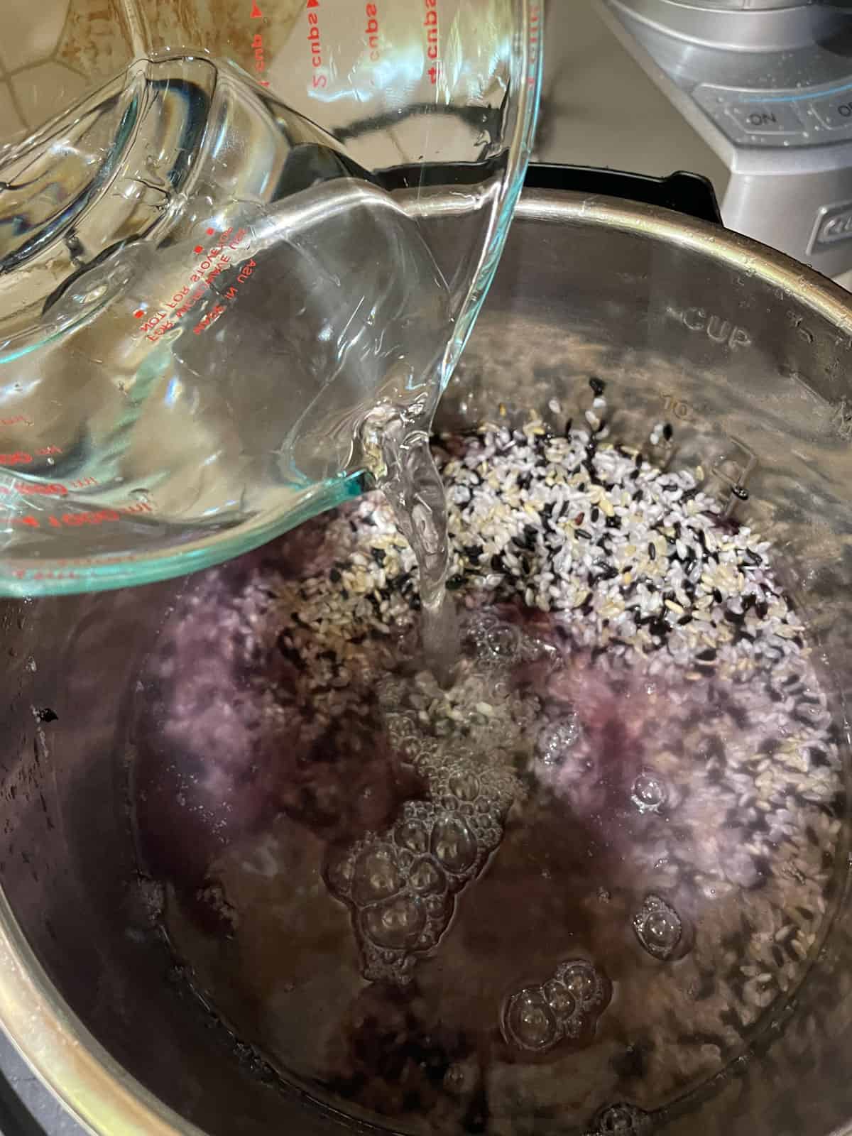 Process step 3 add fresh water