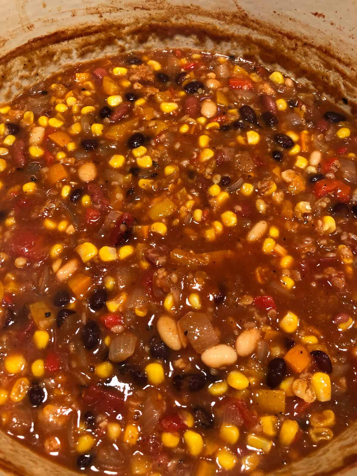 Process step 6 add corn